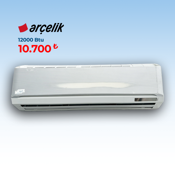 Arçelik 12044 A Active Plasma Plus Serisi 12.500 BTU Duvar Tipi Split Klima – İkinci El Antalya