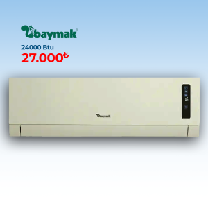 Baymak Elegant Plus UV 24 A++ 24.000 BTU Inverter Duvar Tipi Klima – İkinci El Antalya